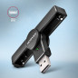 Axagon Foldable pocket USB-A contact Smart / ID card reader. Axagon Foldable pocket USB-A contact Smart / ID card reader.