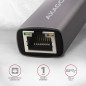 AXAGON ADE-TRC Type-C USB3.2 Gen 1 - Gigabit Ethernet 10/100/1000 Adapter, metal, titan grey AXAGON ADE-TRC Type-C USB3.2 Gen 1 - Gigabit Ethernet 10/100/1000 Adapter, metal, titan grey