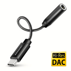 AXAGON ADA-HC USB-C - 3.5mm (F) connector, Hi-Res DAC, Audio Adapter 32bit 384kHz