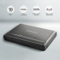 Axagon USB 3.2 Gen 2 adapter for connecting NVMe M.2 SSDs and SATA 2.5"/3.5" drives with cloning function. Axagon USB 3.2 Gen 2 adapter for connecting NVMe M.2 SSDs and SATA 2.5"/3.5" drives with cloning function.