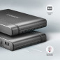 Axagon USB 3.2 Gen 2 adapter for connecting NVMe M.2 SSDs and SATA 2.5"/3.5" drives with cloning function. Axagon USB 3.2 Gen 2 adapter for connecting NVMe M.2 SSDs and SATA 2.5"/3.5" drives with cloning function.
