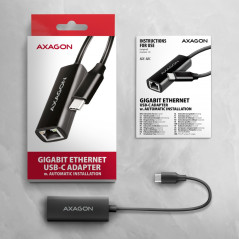 AXAGON ADE-ARC USB-C 3.2 Gen 1 - Gigabit Ethernet 10/100/1000 Adapter