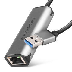 Axagon ADE-25R SUPERSPEED USB-A 2.5 GIGABIT ETHERNETCompact aluminum USB-A 3.2 Gen 1 2.5 Gigabit Ethernet 10/100/1000/2500 Mbit