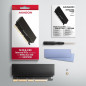 AXAGON PCEM2-XS PCI-E 3.0 16x - M.2 SSD NVMe, up to 80mm SSD, low profile, heatsink AXAGON PCEM2-XS PCI-E 3.0 16x - M.2 SSD NVMe, up to 80mm SSD, low profile, heatsink
