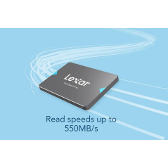 Lexar 256GB NQ100 2.5 SATA (6Gb/s) Solid-State Drive, up to 550MB/s Read and 445 MB/s write