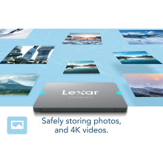 Lexar 256GB NQ100 2.5 SATA (6Gb/s) Solid-State Drive, up to 550MB/s Read and 445 MB/s write