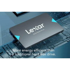 Lexar 256GB NQ100 2.5 SATA (6Gb/s) Solid-State Drive, up to 550MB/s Read and 445 MB/s write