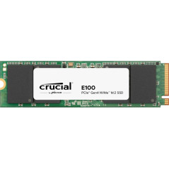 Crucial E100 480GB SSD PCIe 4.0 Gen4 M.2 2280 NVMe, Read/Write: 4500/2500 MB/s