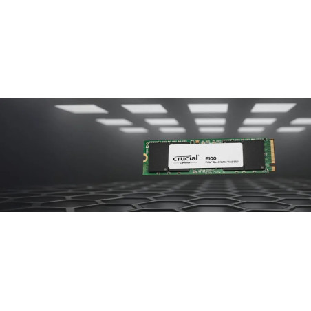 Crucial E100 480GB SSD PCIe 4.0 Gen4 M.2 2280 NVMe, Read/Write: 4500/2500 MB/s