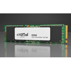 Crucial E100 480GB SSD PCIe 4.0 Gen4 M.2 2280 NVMe, Read/Write: 4500/2500 MB/s