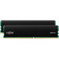 Crucial Pro OC 32GB Kit (2X16GB) DDR5-6400 UDIMM CL38 Black