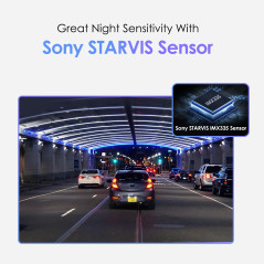 VIOFO Видеорегистратор Dash Cam A129 Plus - GPS, Sony STARVIS, 60 FPS