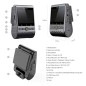 VIOFO Видеорегистратор Dash Cam A129 Plus DUO - GPS, Rear Cam included