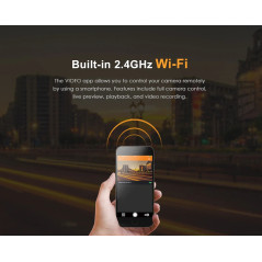 VIOFO Видеорегистратор Dash Cam A129 Plus DUO - GPS, Rear Cam included