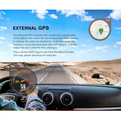 VIOFO Видеорегистратор Dash Cam A129 Plus DUO - GPS, Rear Cam included