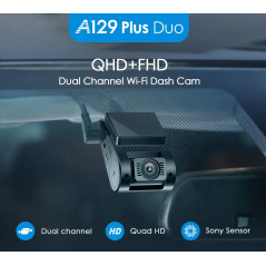 VIOFO Видеорегистратор Dash Cam A129 Plus DUO - GPS, Rear Cam included