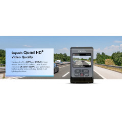 VIOFO Видеорегистратор Dash Cam A119 V3-G - GPS Module, Quad HD+, HDR, Sony STARVIS
