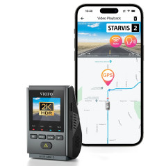 VIOFO Видеорегистратор Dash Cam A119 MINI 2 - GPS Module, 2K HDR, 60 FPS, Sony STARVIS 2