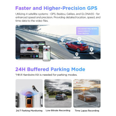 VIOFO Видеорегистратор Dash Cam A229 Pro 2 Channel - 4K, HDR, Dual Sony STARVIS 2, GPS, Bluetooth