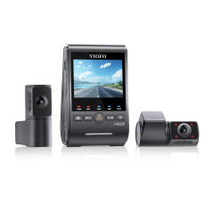 VIOFO Видеорегистратор Dash Cam A329S 3 Channel - 4K, HDR, Triple Sony STARVIS 2, GPS, Bluetooth, FOV Fisheye Cabin