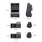 VIOFO Видеорегистратор Dash Cam A329S 3 Channel - 4K, HDR, Triple Sony STARVIS 2, GPS, Bluetooth, FOV Fisheye Cabin
