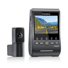 VIOFO Видеорегистратор Dash Cam A329S 2 Channel - 4K, HDR, Dual Sony STARVIS 2, GPS, Bluetooth, Wi-Fi 6