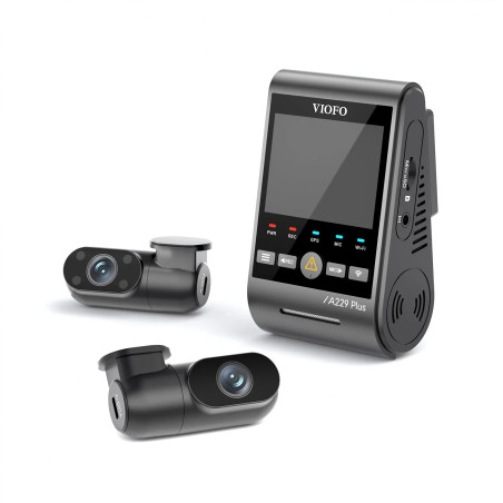 VIOFO Видеорегистратор Dash Cam A229 Plus 3 Channel - 2K, HDR, Sony STARVIS 2, GPS