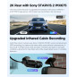 VIOFO Видеорегистратор Dash Cam A229 Plus 3 Channel - 2K, HDR, Sony STARVIS 2, GPS