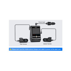 VIOFO Видеорегистратор Dash Cam A229 Plus 3 Channel - 2K, HDR, Sony STARVIS 2, GPS