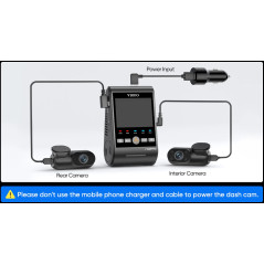 VIOFO Видеорегистратор Dash Cam A229 Pro 3 Channel - 4K, HDR, Dual Sony STARVIS 2, GPS, Bluetooth