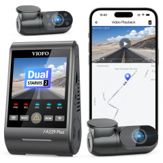 VIOFO Видеорегистратор Dash Cam A139 PRO 2 Channel - 4K UHD, Sony STARVIS 2, GPS