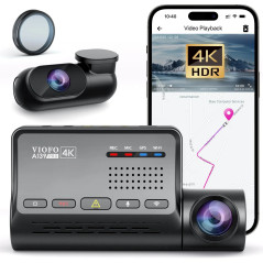 VIOFO Видеорегистратор Dash Cam A139 PRO 2 Channel - 4K UHD, Sony STARVIS 2, GPS