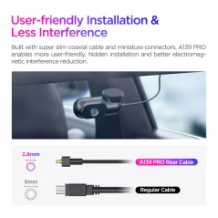 VIOFO Видеорегистратор Dash Cam A139 PRO 2 Channel - 4K UHD, Sony STARVIS 2, GPS