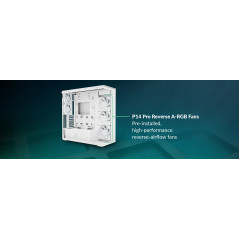 Arctic кутия Case E-ATX - Xtender (White) - 5 A-RGB Fans included