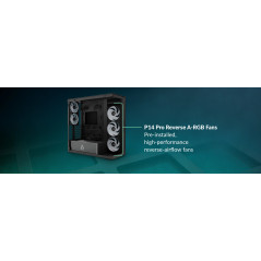 Arctic кутия Case E-ATX - Xtender (Mirror Black) - 5 A-RGB Fans included