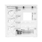 Arctic кутия Case E-ATX - Xtender VG (White) - PCIe Gen 4 riser included, 5 A-RGB Fans included