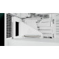 Arctic кутия Case E-ATX - Xtender VG (White) - PCIe Gen 4 riser included, 5 A-RGB Fans included