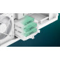 Arctic кутия Case E-ATX - Xtender VG (White) - PCIe Gen 4 riser included, 5 A-RGB Fans included