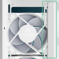 Arctic кутия Case E-ATX - Xtender VG (White) - PCIe Gen 4 riser included, 5 A-RGB Fans included