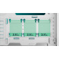 Arctic кутия Case E-ATX - Xtender VG (White) - PCIe Gen 4 riser included, 5 A-RGB Fans included
