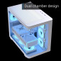 AeroCool кутия Case ATX - P500C-G-WT-v1 - 4 x 120 mm Infinity Mirror A-RGB