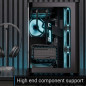 AeroCool кутия Case ATX - P500C-G-BK-v1 - 4 x 120 mm Infinity Mirror A-RGB