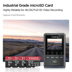 VIOFO карта памет за видеорегистратор MicroSDXC 64GB UHS-I U3 V30 A2 - VIOFO-SD-064G