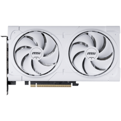 MSI Video Card NVIDIA GeForce RTX 5060 Ti 8G VENTUS 2X OC WHITE PLUS, 8GB GDDR7, 128-bit, 2617 MHz Boost, 4608 CUDA Cores, PCIe 