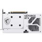 MSI Video Card NVIDIA GeForce RTX 5060 Ti 8G VENTUS 2X OC WHITE PLUS, 8GB GDDR7, 128-bit, 2617 MHz Boost, 4608 CUDA Cores, PCIe 