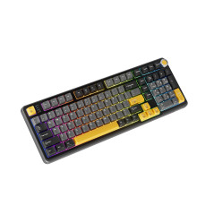 Marvo безжична механична геймърска клавиатура Wireless Gaming Mechanical keyboard Titan 98 - KG986W Black - Banana Crystal [Line