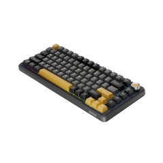 Marvo безжична механична геймърска клавиатура Wireless Gaming Mechanical keyboard Titan 75 - KG985W Black - Banana Crystal [Line