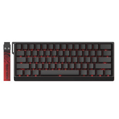 Madlions професионална геймърска механична клавиатура Professional Gaming Mechanical Keyboard MAD 60 PRO - Black, 8K, Sealed Sil