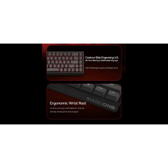 Madlions професионална геймърска механична клавиатура Professional Gaming Mechanical Keyboard MAD 60 PRO - White, 8K, Gateron Ja