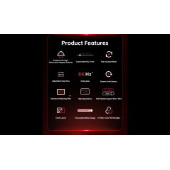 Madlions професионална геймърска механична клавиатура Professional Gaming Mechanical Keyboard MAD 60 PRO - Black, 8K, Gateron Ja